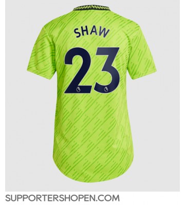 Manchester United Luke Shaw #23 Tredje Matchtröja Dam 2022-23 Kortärmad